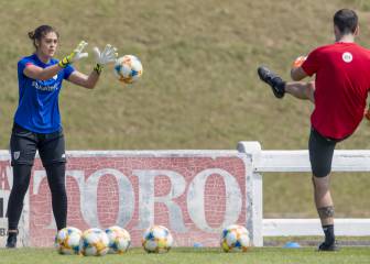 Amaia Peña la gran novedad en la vuelta a los entrenamientos