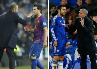 Cesc compara la forma de trabajar de Wenger, Pep y Mou