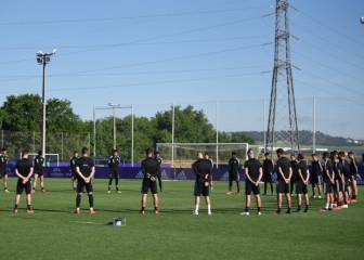 El Real Valladolid guarda un minuto de silencio antes de pensar en el Leganés