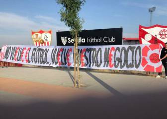 Los Biris protestan contra
el reinicio de LaLiga