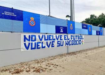 La peña Juvenil del Espanyol reivindica un fútbol con público