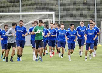 Eguaras ya se ejercita con el grupo