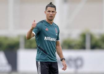 Cristiano enloquece entrenando