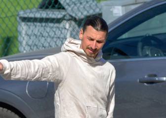 Ibrahimovic, en Milán para seguir con su recuperación