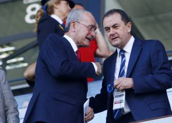 Muñoz presenta a la jueza un plan de viabilidad para salvar al Málaga