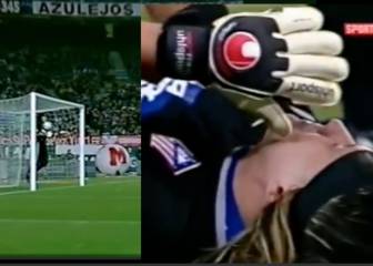 Las 3 paradas del Mono que nunca harán Courtois ni Oblak: con el pecho, con el hombro y con la cara