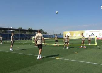 El Real Madrid se ejercita pensando ya en el reinicio de Liga