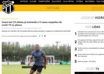 El Ceará informa de 17 personas infectadas por coronavirus