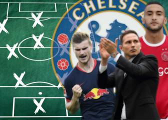 El XI del Chelsea para volver a la élite: Ziyech, Wherner...