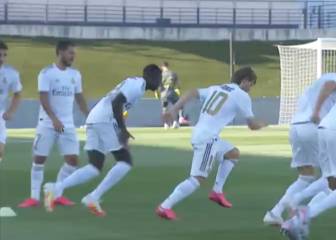 La curiosa práctica de Zidane: cambió tres veces el uniforme