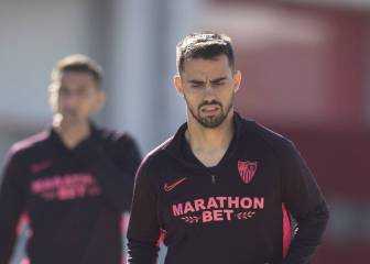 Suso se entrena y apunta al derbi del jueves