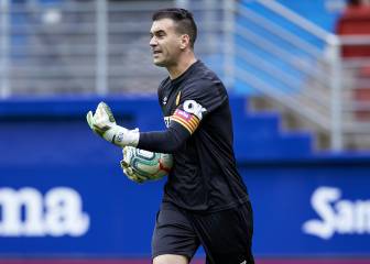 Manolo Reina recibirá al Barça como el segundo portero con más paradas de LaLiga