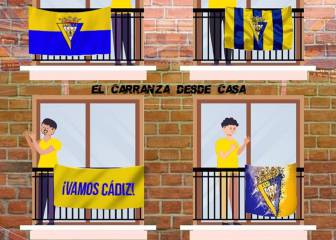 Balcones cadistas, la propuesta del Cádiz para apoyar al equipo