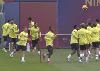 Messi ya se ejercita junto al resto de sus compañeros