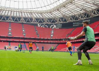 Ensayo en San Mamés el jueves antes del Atlético