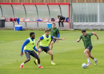 Lezama: Partidillos para el Atlético con Lekue avanzando