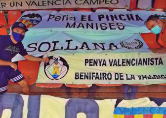 Las pancartas darán color a Mestalla en el Valencia-Levante