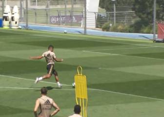 El Madrid afina su puntería en la sesión de hoy en Valdebebas