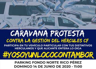 Hércules: varias peñas organizan una caravana contra la gestión