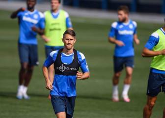 Szymanowski vuelve a entrenar con el Leganés 316 días después