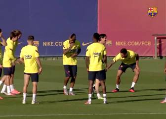 Visto y no visto: el rondo con Messi dentro que no llega ni a los diez segundos y le causa risa
