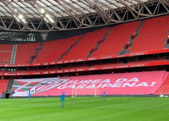 El Athletic, en 105 días sin San Mamés
