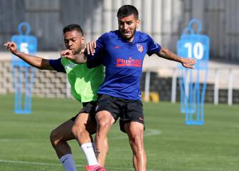 Simeone insiste una y otra vez en el remate y en el gol