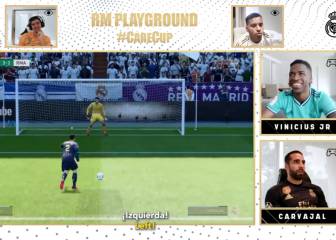 El penalti en el FIFA 20 que Vinicius le adivinó a Carvajal: quitó a Ramos para eso...