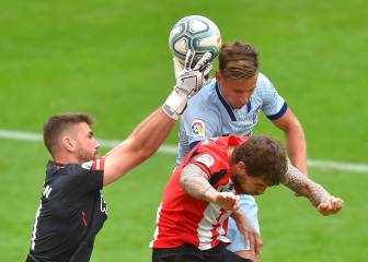 1x1 del Athletic: Dos paradas de Simón y Muniain entre líneas