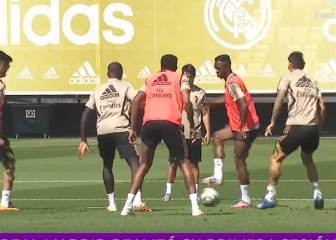 El Madrid no para y trabaja los tiros a puerta en el entrenamiento