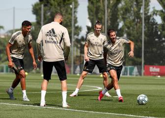 Hazard trabaja sin problemas junto al resto del grupo blanco