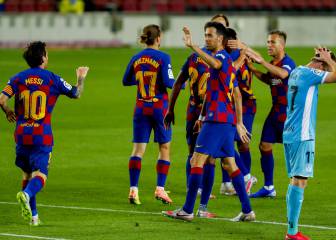 Ansu y Messi evitan un susto