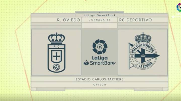 Resumen y goles del Oviedo vs Deportivo de la Liga SmartBank