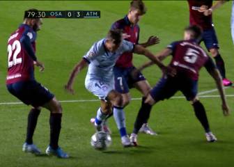 ¡Pasó entre tres!: figura del Atlético anotó este golazo