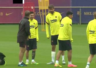 De Jong y Sergi Roberto no se entrenan y serán baja