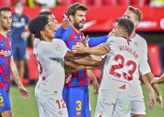 Sevilla-Barcelona en imágenes
