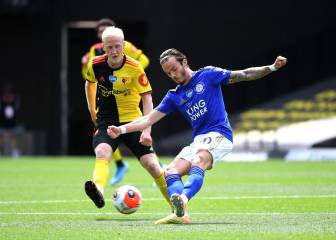 Chilwell y Dawson firman un empate entre Watford y Leicester