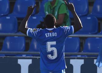 1x1 del Getafe: Etebo marca y se lesiona. Poco más