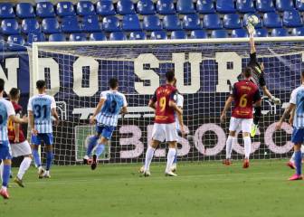Deprimente empate del Málaga ante un Extremadura superior