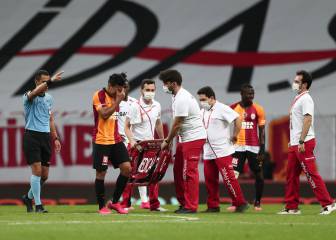 Falcao vuelve con gol pero se retira con molestias