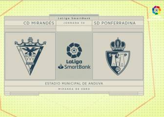 Un doblete de Valcarce deja al Mirandés sin entrar al playoff