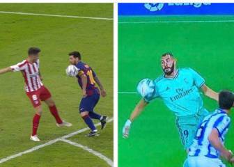 El agravio entre Benzema y Messi en dos goles similares