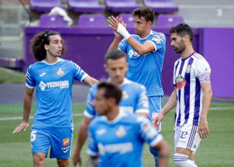 1x1 del Getafe: reencuentro de Mata con el gol y del Getafe con el fútbol en Pucela