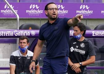 Bordalás carga contra la actitud de los jugadores del Valladolid