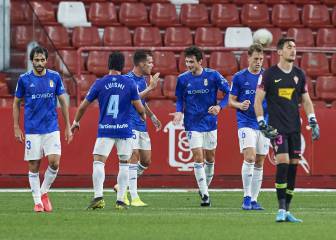 Borja Sánchez le da vida al Oviedo en El Molinón