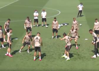 Trabajo de presión y posesión antes de recibir al Mallorca