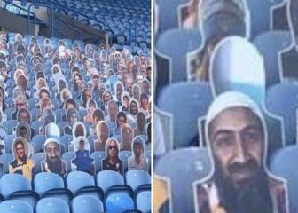 Bin Laden, en la grada del Leeds