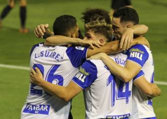 El Zaragoza completa su primera remontada de la temporada