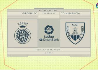 Samu Saiz y Stuani levantan al Girona y hunden al Numancia