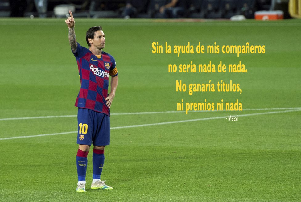 Messi jugador del Barcelona
